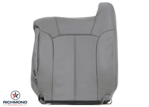 00-02 Chevy Tahoe Suburban LS con cuero-conductor respaldo inclinado cubierta de asiento de cuero GRIS - Imagen 1 de 10