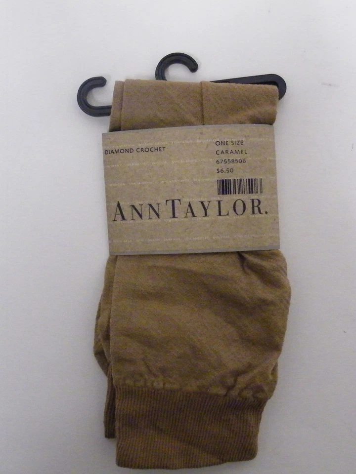 DOS PARES Calcetines de Vestido Ann Taylor Diamante Crochet ¡NUEVOS! Foto 1 de 1