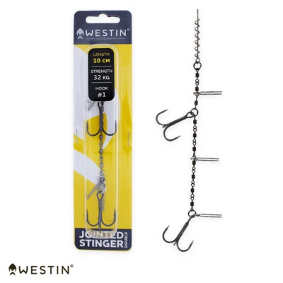Westin Add-It Jointed Double Stinger - Predator Fishing Rig For Soft Lures - Image 1 of 4