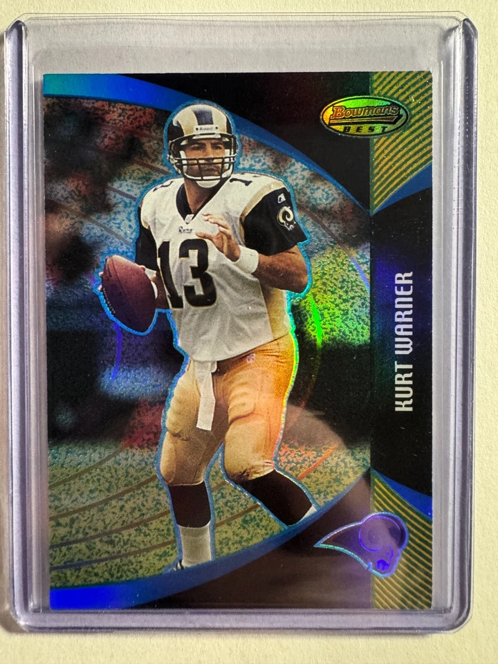 K275,097 - 2003 Bowman's Best Blue #14 Kurt Warner #/499 - Image 1 of 1