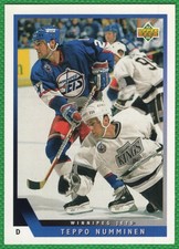 Teppo Numminen - 1993-94 Upper Deck #53 - Winnipeg Jets Hockey Card