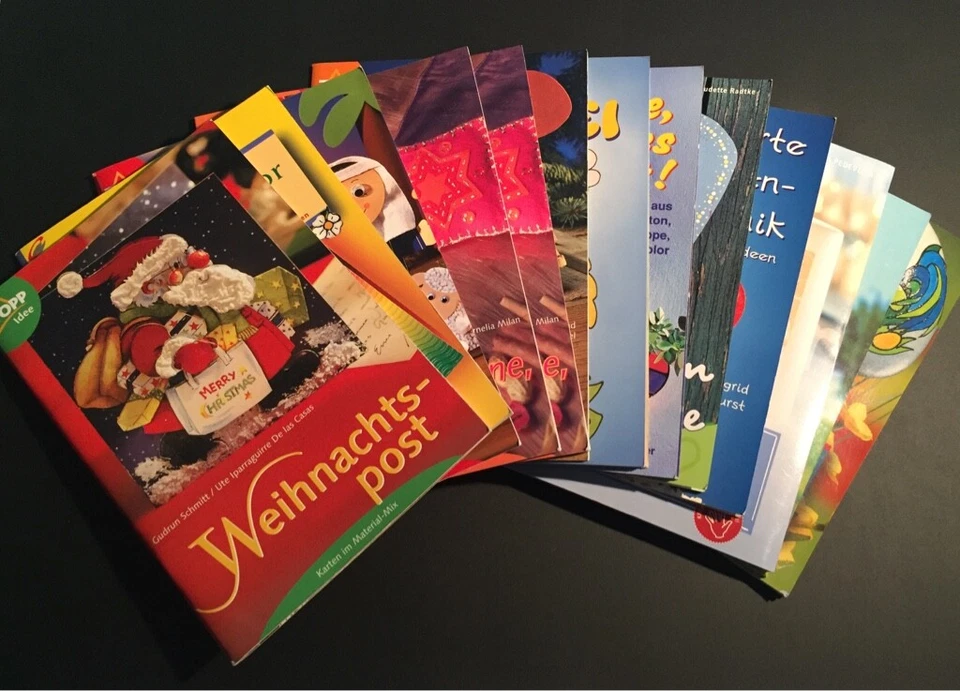 Bastelhefte Bastelanleitungen für Tontöpfe Kerzen Serviettentechnik Sterne ... - Bild 1 von 1