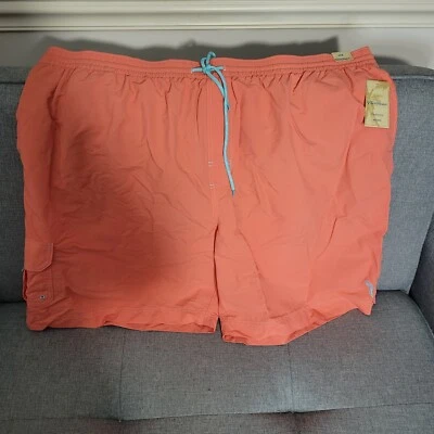 New Caribbean men's swimwear, 4XB. peach color - Image 1 of 4