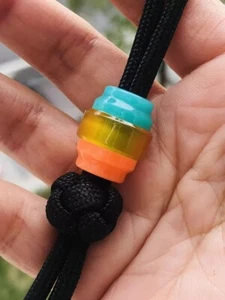 Hot Resin Lanyard Paracord Knife Beads Necklace DIY Cord Pendants - Picture 1 of 13