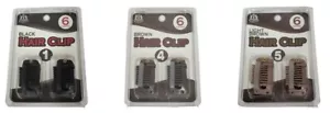 QUALITY Medium HAIR EXTENSION CLIPS SNAP WIG CLIPS FOR TOUPEES HAIR PIECES - Picture 1 of 1