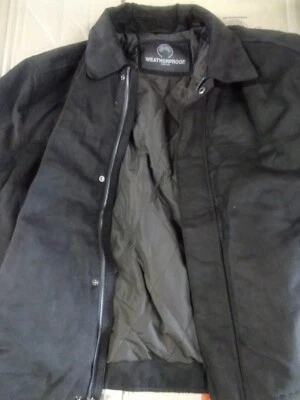 Weatherproof Black suede Jacket (XL) - Image 1 of 4