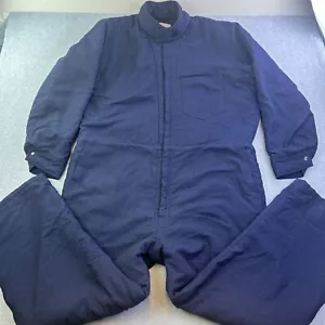 Workrite Coveralls Men’s XL Blue Flame Resistant Uniform Workwear Adult - Picture 1 of 9