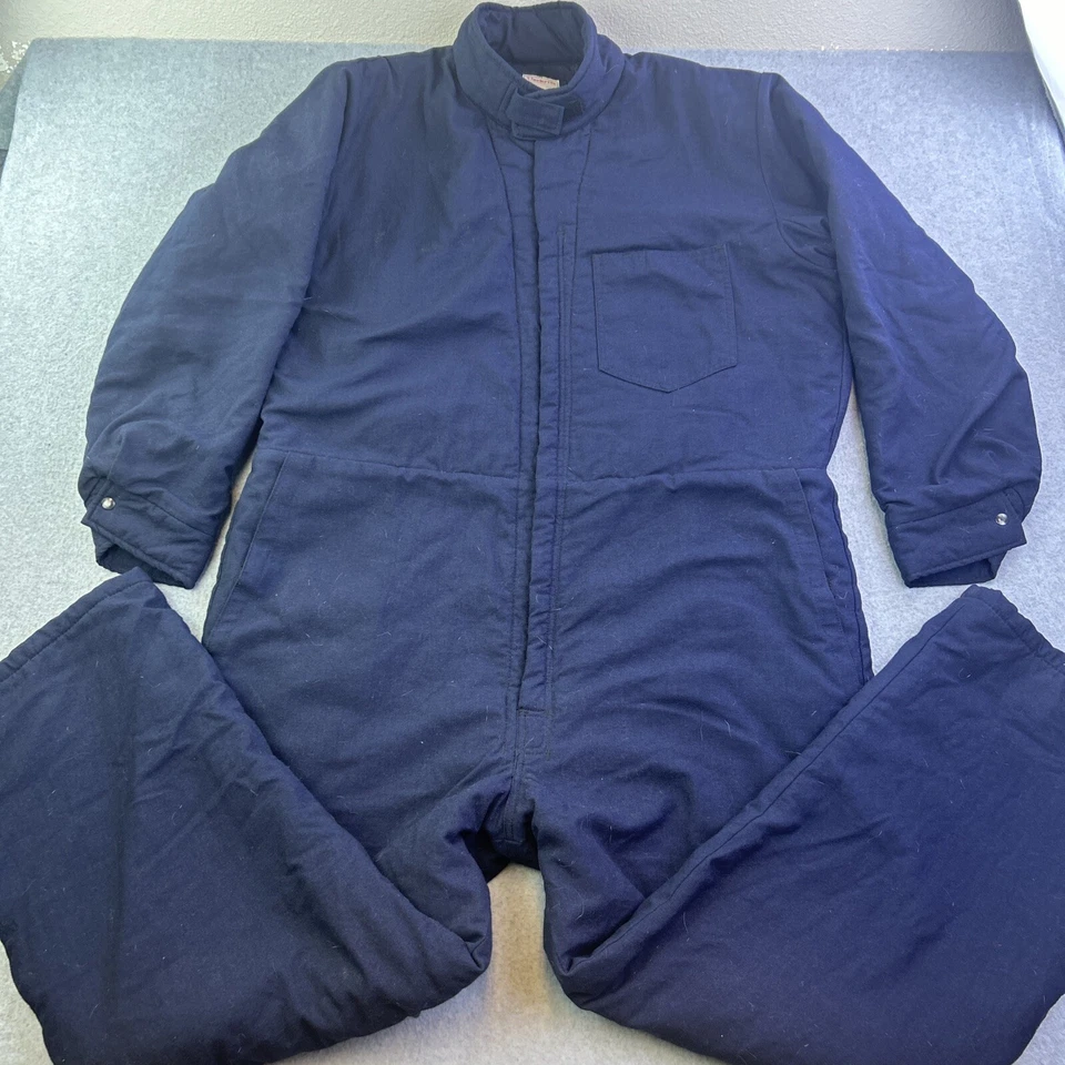 Workrite Coveralls Men’s XL Blue Flame Resistant Uniform Workwear Adult - Image 1 of 4