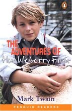 ADVENTURES OF HUCKLEBERRY FINN, THE, LEVEL 3, PENGUIN By Mark Twain *Excellent*