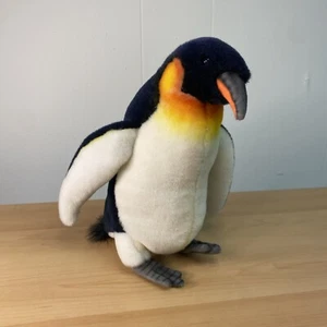 Hansa Pinguino Imperatore Realistico 9" Peluche Peluche Peluche Uccellino - Foto 1 di 5