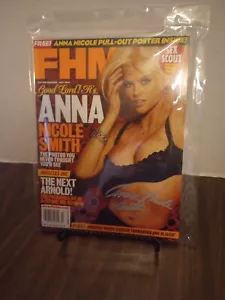 FHM Magazine July2004 #46 Anna Nicole Smith Signed Coa - Foto 1 di 12