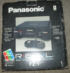 Panasonic 3DO FZ-1 R.E.A.L. Black Console Complete in Box #3D2 - Bild 1 von 2