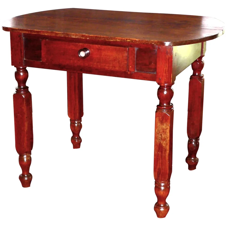 Servidor raro, mesa de trabajo, soporte, Alabama, pino amarillo del sur, siglo XIX, 30" t Foto 1 de 4