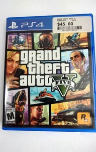 PS4 Grand Theft Auto V Playstation 4 Complete With Map - Picture 1 of 4