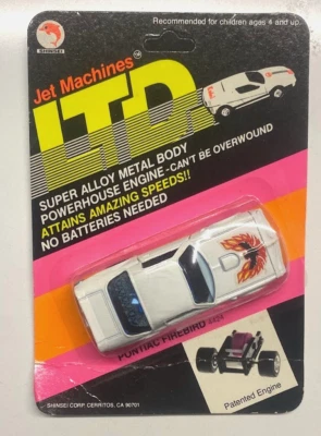 Vintage Shinsei Japan Jet Machines Ltd Pontiac Firebird White Diecast - Image 1 of 2