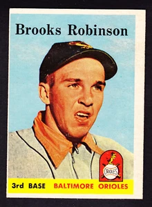 1958 TOPPS #307 BROOKS ROBINSON ORIOLES - Picture 1 of 3