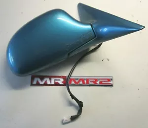 Toyota MR2 MK2 Revision2 Fahrer Seitenflügel Türspiegel türkis 746 - rechts - Bild 1 von 4