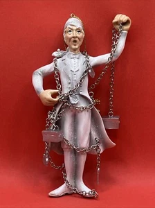 7" KURT ADLER - JACOB MARLEY GEIST MIT KETTEN - WEIHNACHTSLIED ORNAMENT NEU - Bild 1 von 4