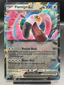 Pokemon Wogende Funken: Flamigo Ex 160/191 Holo - Bild 1 von 2