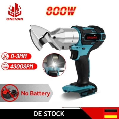 Akkuschere Blechschere Elektrisch Schere Blechschneider Ohne Akku Für Makita 18V - Bild 1 von 4