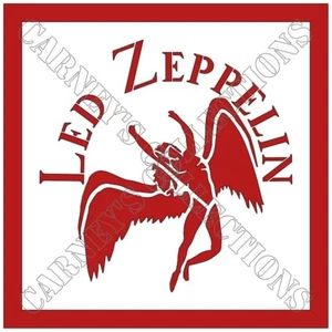 6"x6" Clear Plastic Stencil - Led Zeppelin (SCA193) - Picture 1 of 2