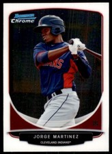 2013 Bowman Chrome Jorge Martinez Baseball Cards #BCP145
