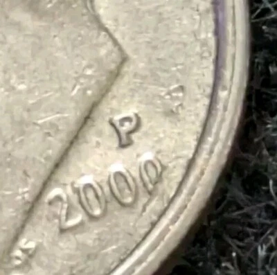 2000 P Roosevelt Dime Error, Missing 1/2 Of "0", Broadstruck, DDR - Image 1 of 4