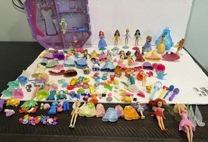 Disney Polly Pocket Tinkerbell Arielle Belle Mulan Elsa Tiana Cinderella Prinzessin - Bild 1 von 16