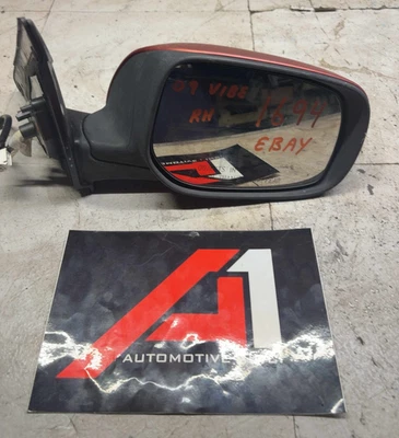 2009-2010 PONTIAC VIBE Passenger Right Side View Power Door Mirror Assembly RED - Image 1 of 4