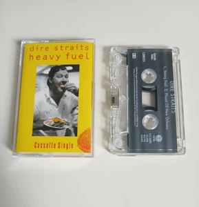 DIRE STRAITS HEAVY FUEL CASSETTE TAPE SINGLE VERTIGO UK 1991 - Picture 1 of 1