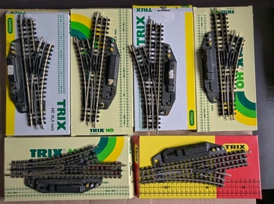 Trix Express H0 3 elektrische Weichenpaare 4361 und 4363 gebraucht - Bild 1 von 4