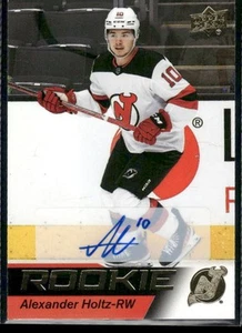 Juego de caja 2021-22 Upper Deck NHL Star Rookies #15 autógrafos Alexander Holtz - Imagen 1 de 2
