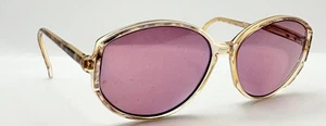 Vintage Back to Basics by Safilo BTB3500 Translucent Oval Sonnenbrille NUR RAHMEN - Bild 1 von 8