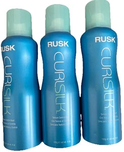 3X Rusk Curlsilk Texture Control Blast Spray 4 Oz Each - Picture 1 of 2