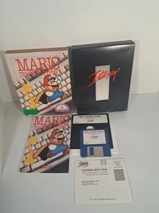 De colección 1992 Interplay Productions Nintendo Mario Teaches Typing IBM Tandy Game - Imagen 1 de 2