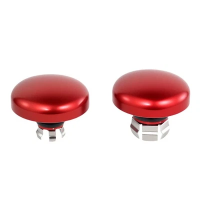 Tapas de tuerca de eje delantero rojas para motocicleta Harley Touring 2024 2025 FLHX FLTRX Foto 1 de 4