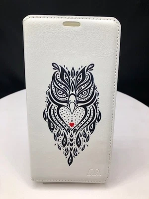 Funda tipo billetera de cuero con ranura para tarjeta para Samsung Galaxy Note 4 Foto 1 de 4