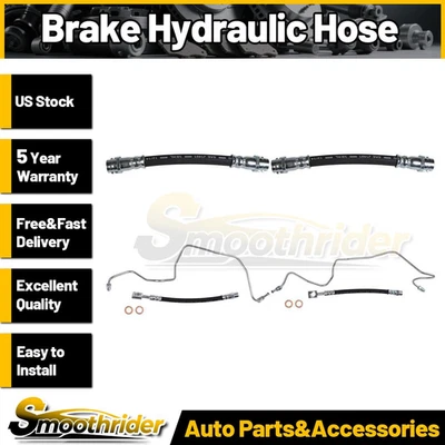 Mangueras hidráulicas de freno trasero Sunsong 4 piezas para Audi TT 2000-2003 2004 2005 2006 Foto 1 de 4