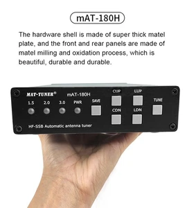 mAT-180H HF Auto-tuner 120W AUTO TUNER Automatic Antenna Ham Radio For ICOM - Bild 1 von 11