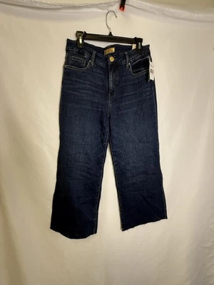 Kut From The Kloth Meg High rise Fab Ab Wide Leg Jean NWT sz 8 indigo - Image 1 of 4