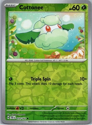 Cottonee, SV05: Temporal Forces, 014/162, Common - Image 1 of 2