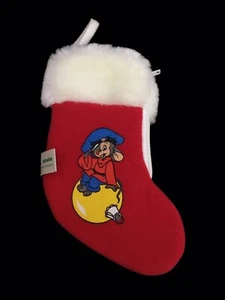 Vintage Weihnachtsstrumpf An American Tale Fievel 1986 McDonalds Sears Reißverschluss - Bild 1 von 2