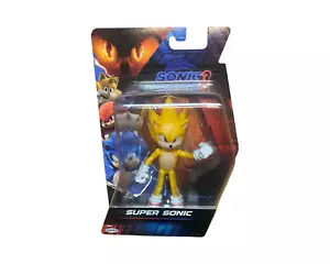 2024 Sonic The Hedgehog 3 Movie SUPER SONIC 5” Action Figure Jakks Pacific - Picture 1 of 3