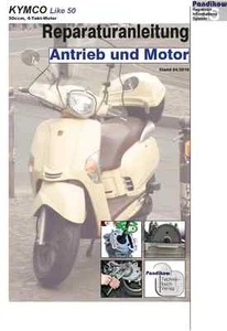 Reparaturanleitung RIS für Kymco Like 50, 4T, Antrieb und Motor - Bild 1 von 3