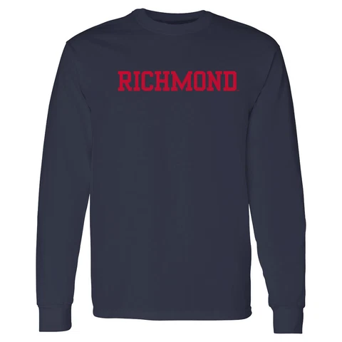 Richmond Spiders Basic Block Long Sleeve T Shirt - Navy Cover
