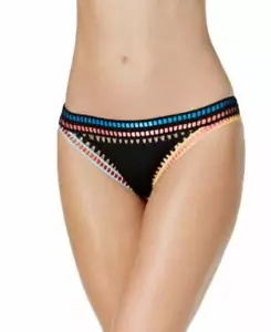 Parte inferior de bikini para mujer Be Weave It descarada negra X grande - Imagen 1 de 3