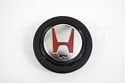 H JDM Red Silver Horn Push Button For Honda Civic S2000 Integra CRX Prelude Type