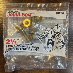 NEW Johni-Bolt Brass 5/16" x 2-1/4"   90-124 HerculesToilet Bolt - Picture 1 of 2