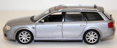 MINICHAMPS USATO 1:43 AUTO DIE CAST AUDI RS6 2002 GRIGIO ART VARIE C - Immagine 1 di 4