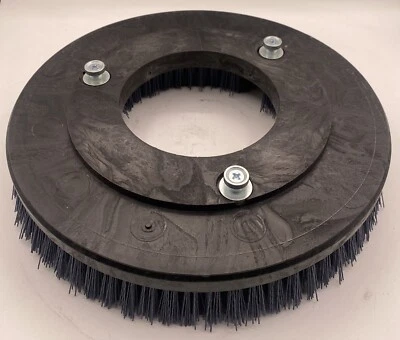 61213LM74 13” 35/180 GRIT SCRUB BRUSH WITH LUGS - 2 BRUSHES - Image 1 of 3